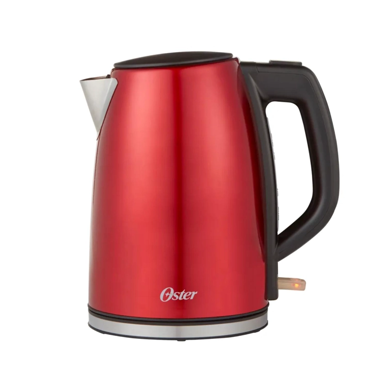HERVIDOR ELECTRICO 1700ML ACERO INOXIDABLE ROJO OSTER - 1