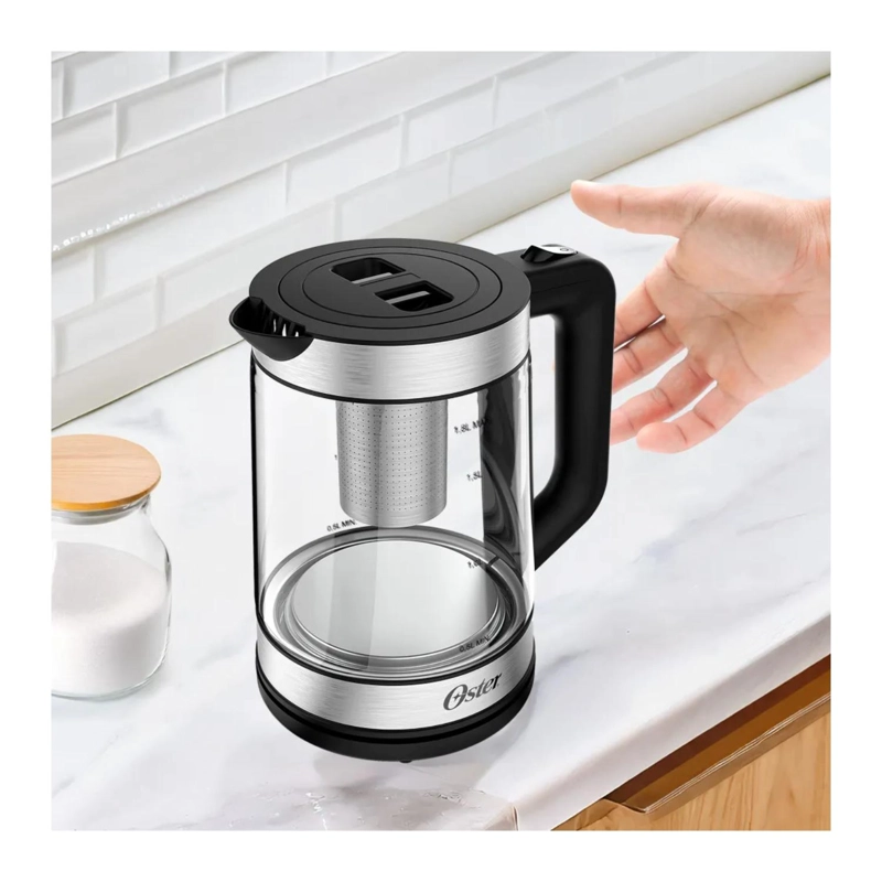 HERVIDOR ELECTRICO DE VIDRIO 1800ML 1850W BVSTKT5803B OSTER - 4