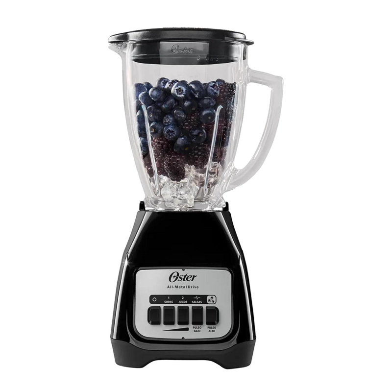 LICUADORA VASO VIDRIO 1500ML 550W BLSTKAG–BPB/KPB OSTER - 1