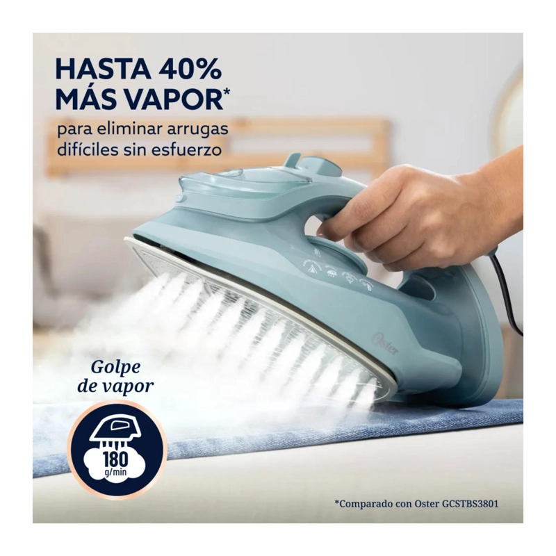 PLANCHA A VAPOR 1600W AEROGLIDE GCSTAC7001-052 OSTER - 2