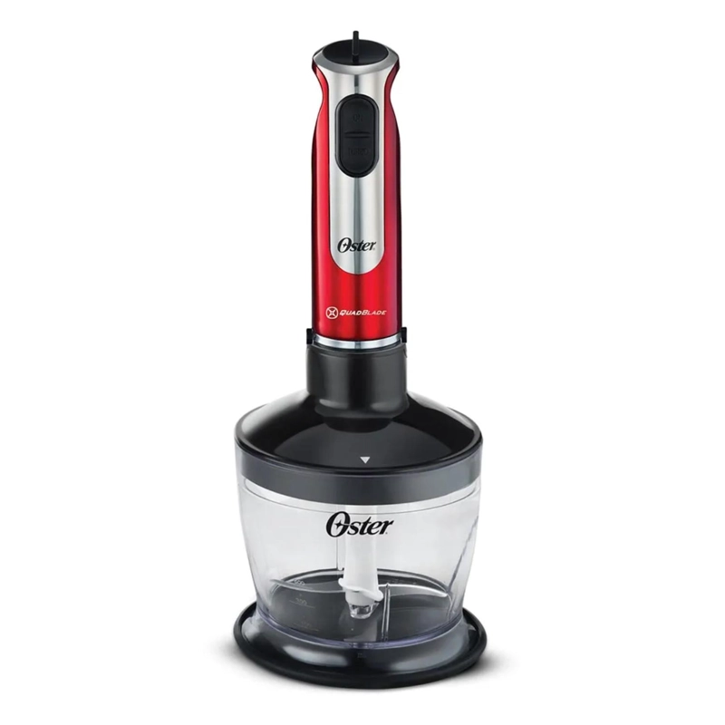 BATIDORA DE INMERSION 3 EN 1 800ML 800W ROJO B2801 OSTER - 4