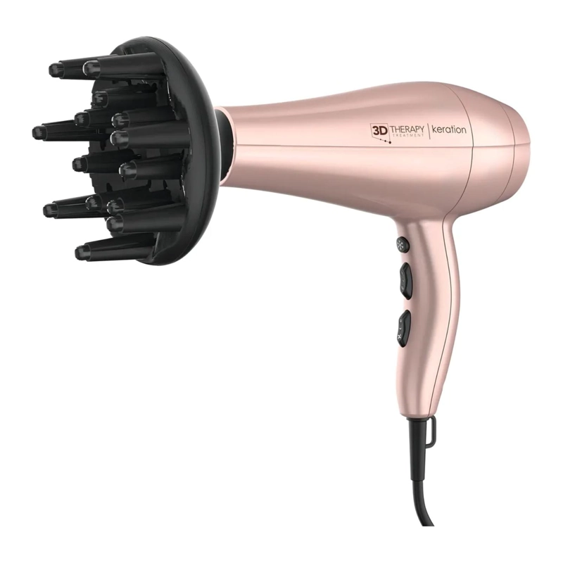 SECADOR DE CABELLO PROFESIONAL 3 TEMPERATURAS 2 VELOCIDADES 2300W DIVA 3D KERATION GAMA - 4