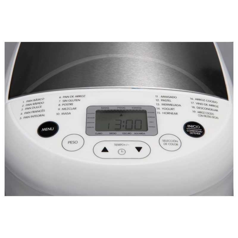 MAQUINA PARA HACER PAN 1KG 19FUN 500W BBM065 BLANIK - 4