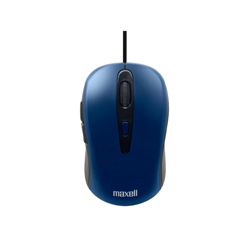 MOUSE ALAMBRICO USB 5 BOTONES AZUL MOWR-105 MAXELL - 2