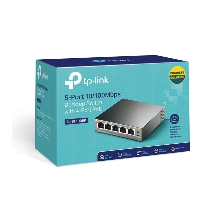 SWITCH DE SOBREMESA DE 5 PUERTOS GIGABIT CON 4 PUERTOS POE - 3