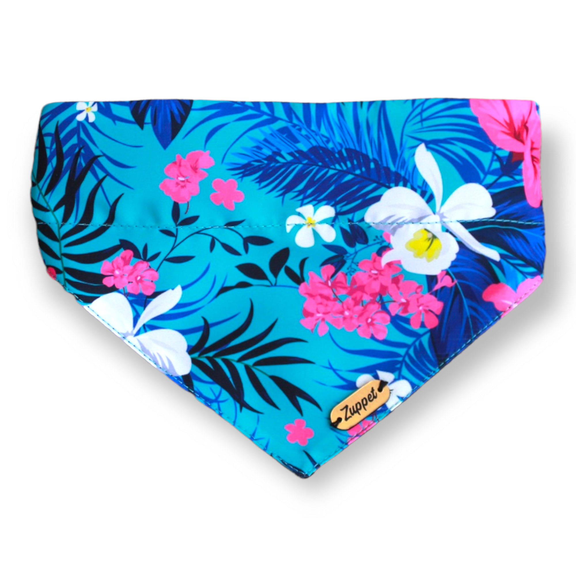 BANDANA PARA MASCOTAS DISEÑO BRANCHES BLUE - 1