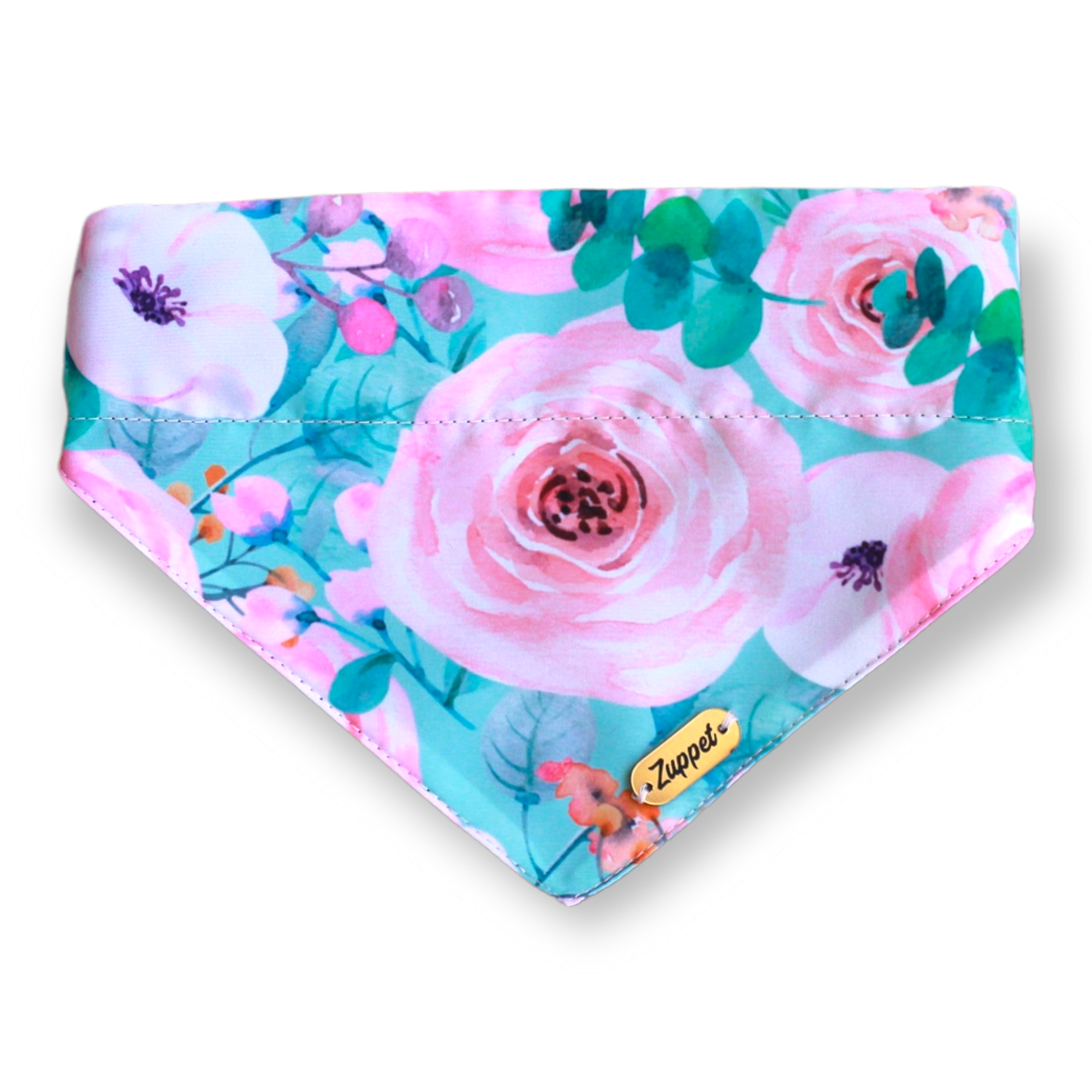 BANDANA PARA MASCOTAS DISEÑO ROSE GOLD - 1