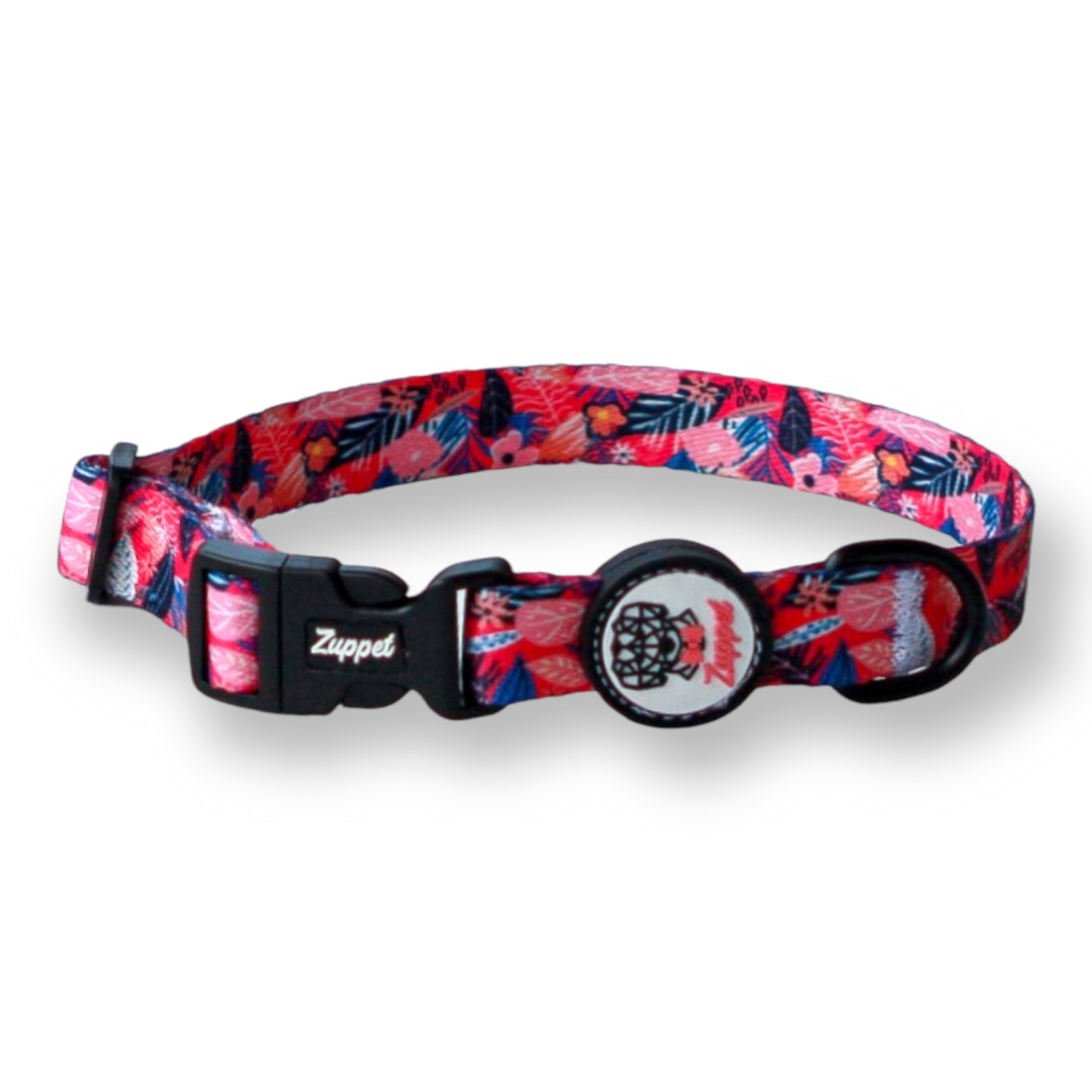 COLLAR PARA MASCOTAS DISEÑO PINK NATURE - 1
