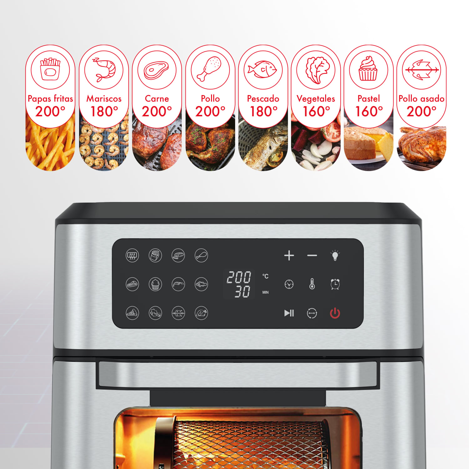 HORNO FREIDORA DE AIRE 12 LITROS - 5