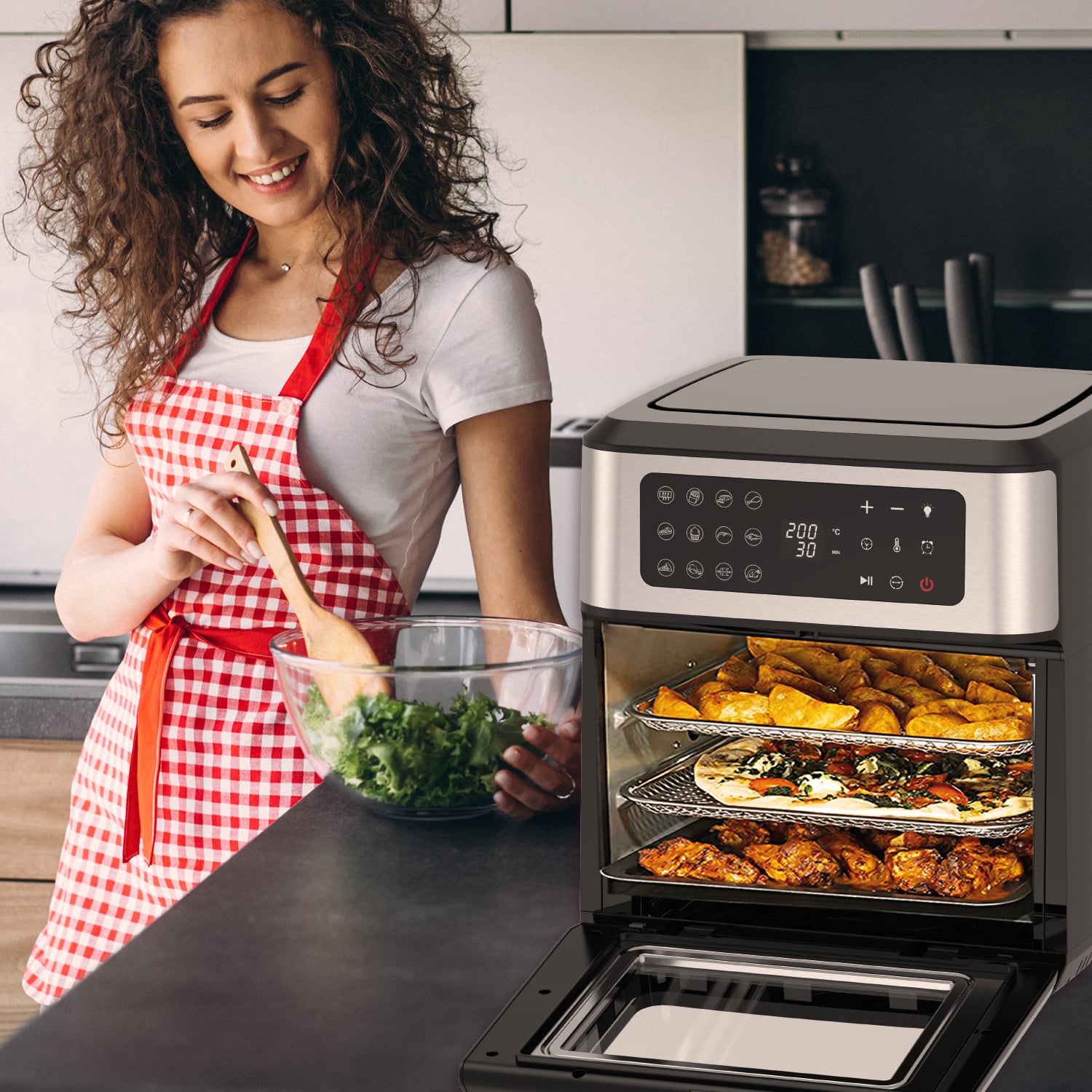 HORNO FREIDORA DE AIRE 12 LITROS - 6