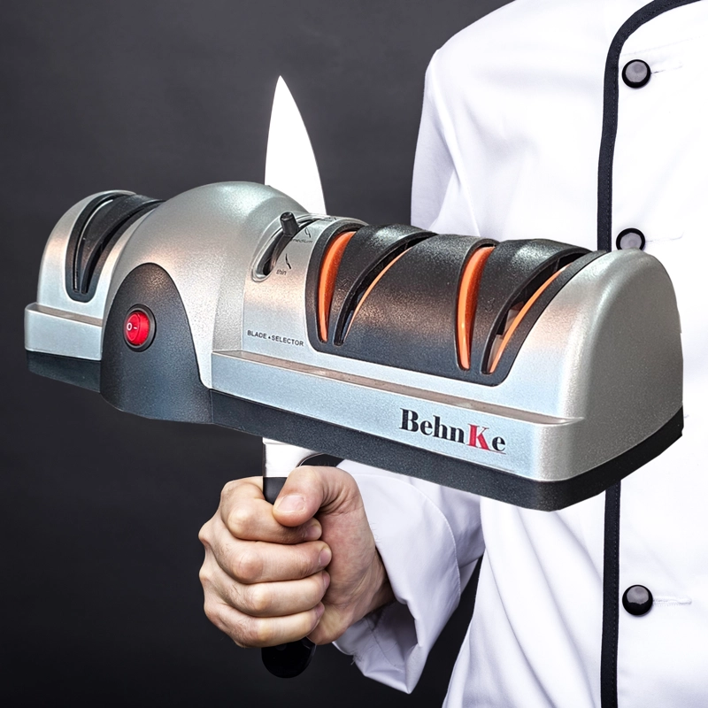 AFILADOR DE CUCHILLO ELÉCTRICO DE 3 ZONAS BEHNKE - 3