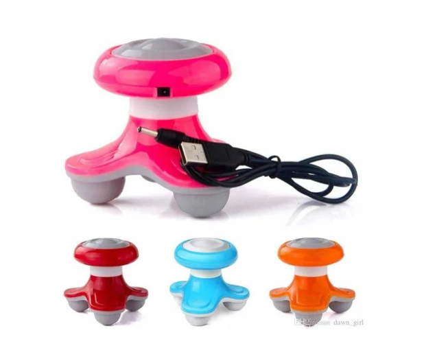 MINI MASAJEADOR CORPORAL ELÉCTRICO PORTÁTIL MULTICOLOR - 2