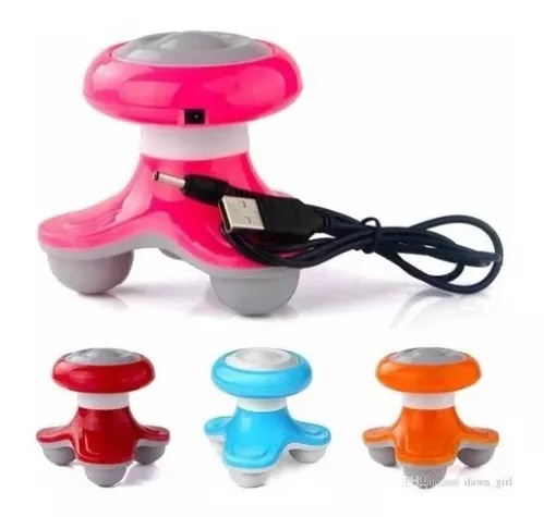 MINI MASAJEADOR CORPORAL ELÉCTRICO PORTÁTIL MULTICOLOR - 4