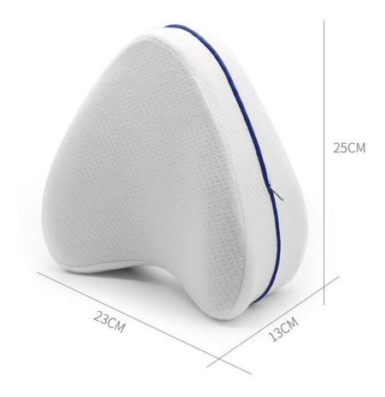 ALMOHADA PIERNAS RODILLAS COJÍN ORTOPÉDICO BLANCO - 3