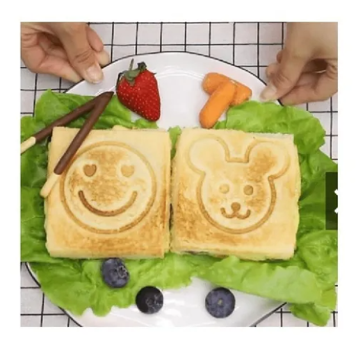 SANDWICHERA CON FIGURAS CARITAS INFANTILES PARA NIÑOS - 3