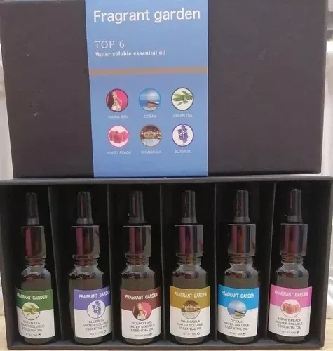 PACK X6 ACEITES ESENCIALES AROMÁTICOS 10ML GOTERO DIFUSOR - 2
