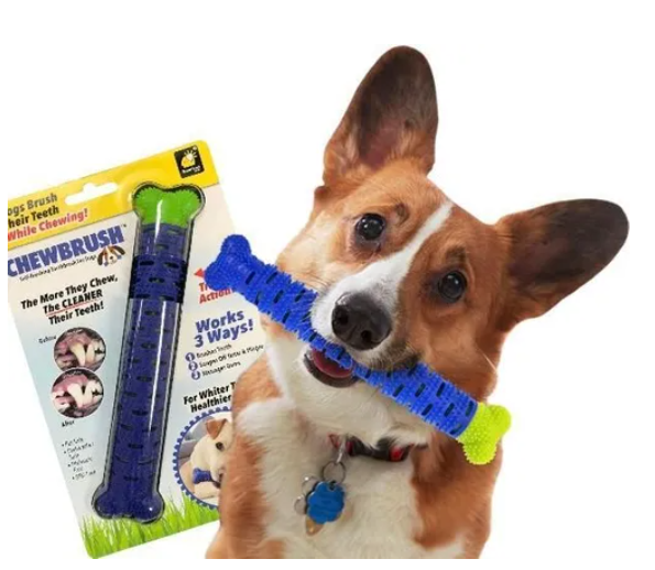 HUESO JUGUETE PERROS PARA MASCOTAS LIMPIADOR DENTAL - 1