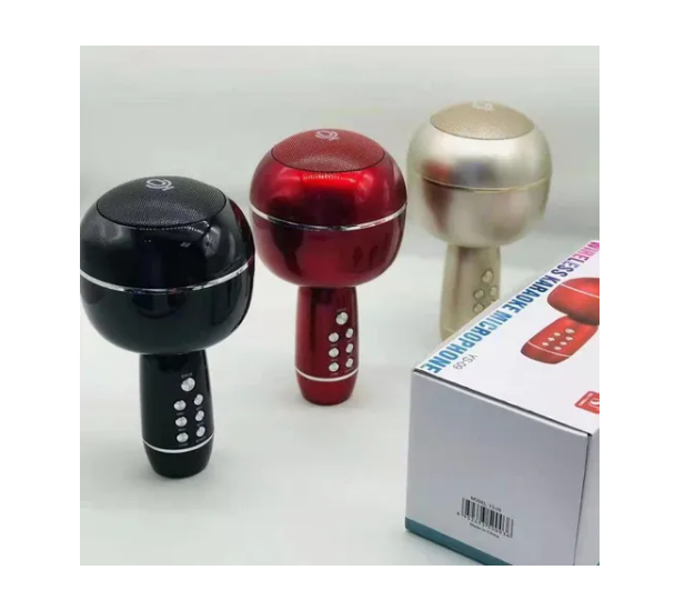 MICRÓFONO INALÁMBRICO PARA KARAOKE USB BLUETOOTH Y ALTAVOZ - 3