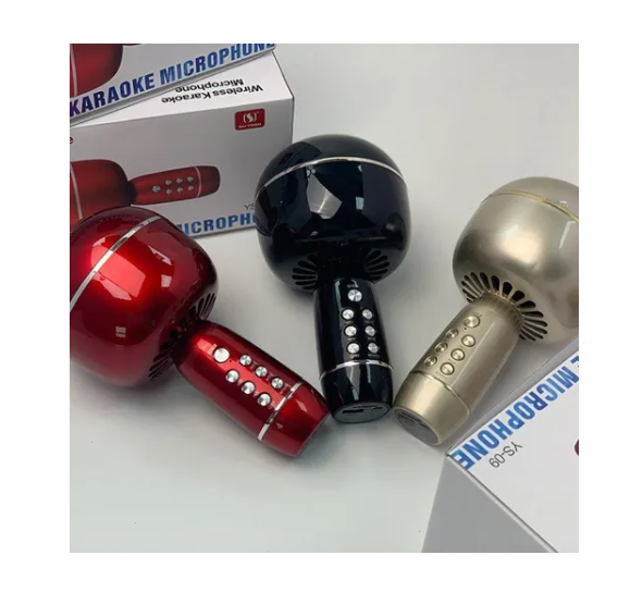 MICRÓFONO INALÁMBRICO PARA KARAOKE USB BLUETOOTH Y ALTAVOZ - 4