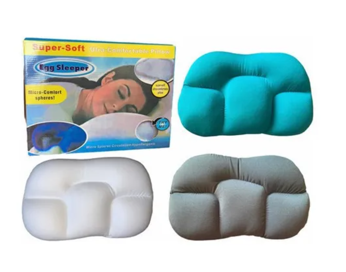 ALMOHADA CERVICAL CONFORTABLE ARGÓMICA EGG SLEEPER BLANCO - 1