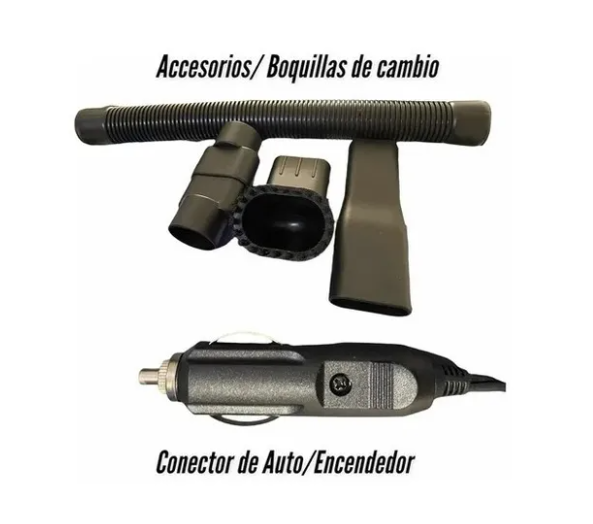 ASPIRADORA PORTÁTIL PARA AUTO 12V FÁCIL USO - 4