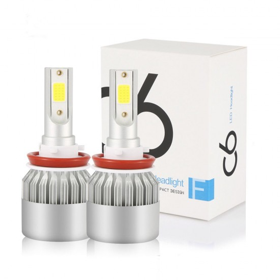 PACK 2 AMPOLLETA LED FARO DELANTERO H11 AUTOS - 1