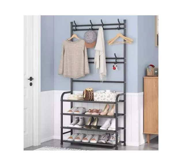 ESTANTE MULTIFUNCIONAL ORGANIZADOR PARA ZAPATOS SOMBREROS ABRIGOS - 2
