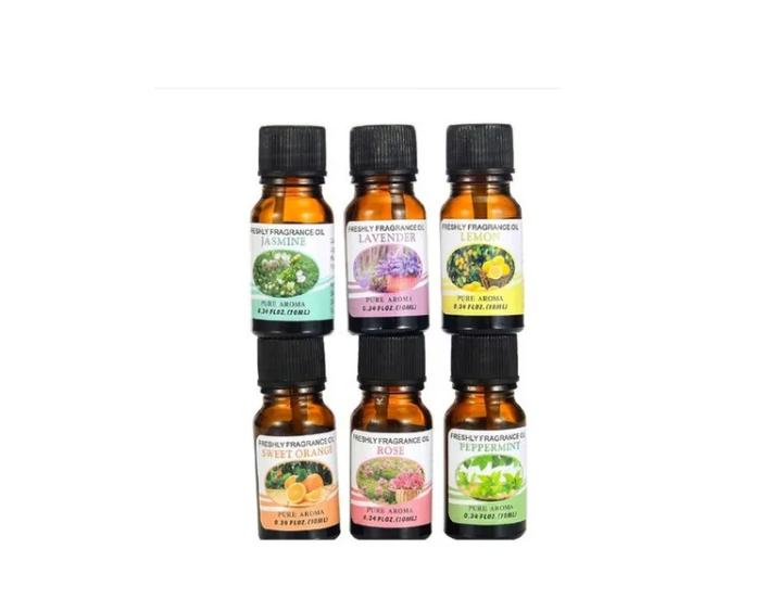 ESENCIAS AROMÁTICAS ACEITE HUMIDIFICADOR Y DIFUSORES 6UNID - 2