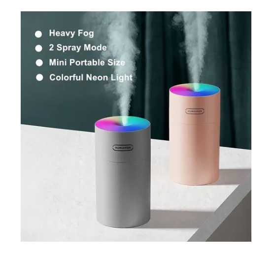 HUMIDIFICADOR COLORFUL AROMÁTICO USB CON LUCES - 4