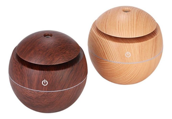 HUMIDIFICADOR DIFUSOR DE AROMA CON LUZ ESFÉRICO ULTRASÓNICO - 1