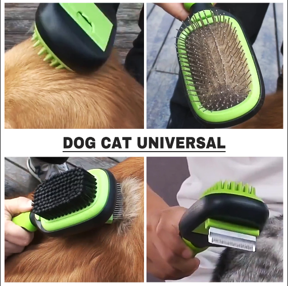 SET ASEO PERROS GATOS CEPILLO MASCOTAS 5 EN 1 - 3