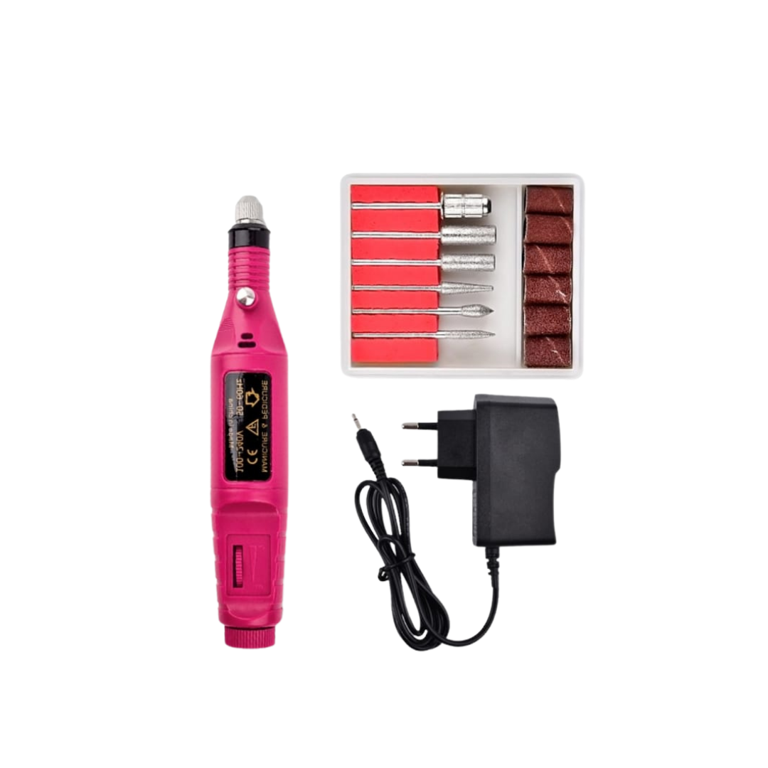 KIT LAMPARA LED UV 48W CON TORNO PULIDOR ELÉCTRICO PARA UÑAS - 4