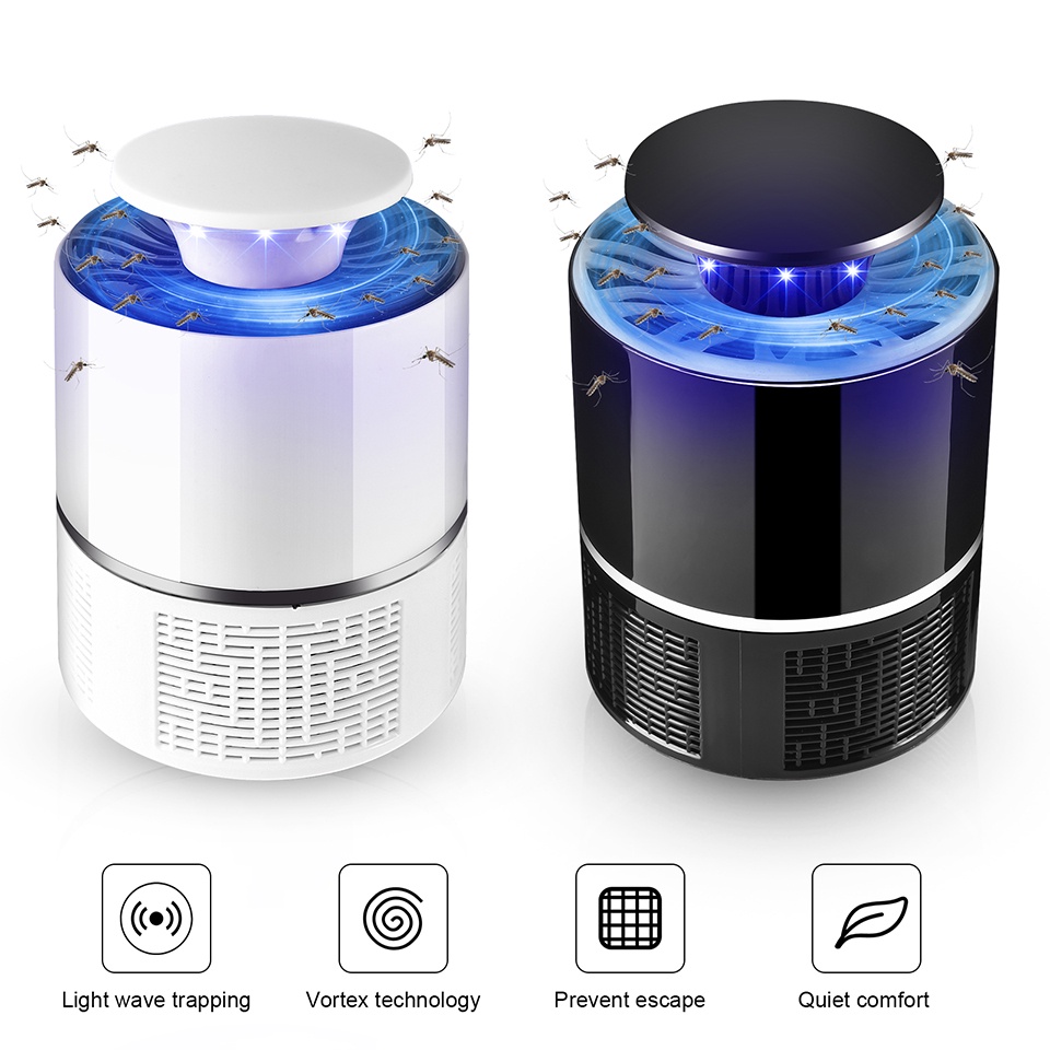 LÁMPARA PARA MATAR MOSQUITOS USB EXTERMINADOR DE INSECTOS - 2