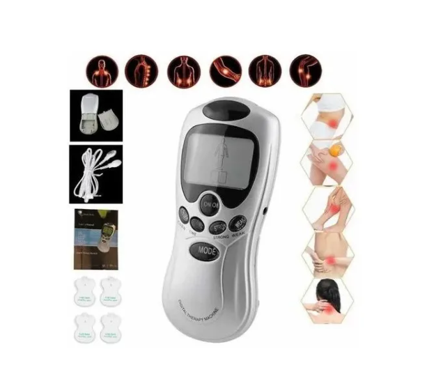 MASAJEADOR CORPORAL CON 4 PARCHES MÁQUINA DE TERAPIA DIGITAL - 1