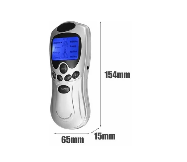 MASAJEADOR CORPORAL CON 4 PARCHES MÁQUINA DE TERAPIA DIGITAL - 2