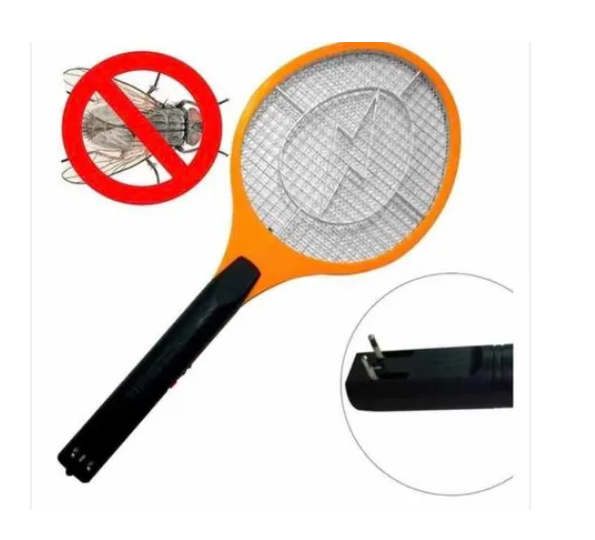 RAQUETA ELÉCTRICA MATA MOSCAS MOSQUITOS E INSECTOS - 1