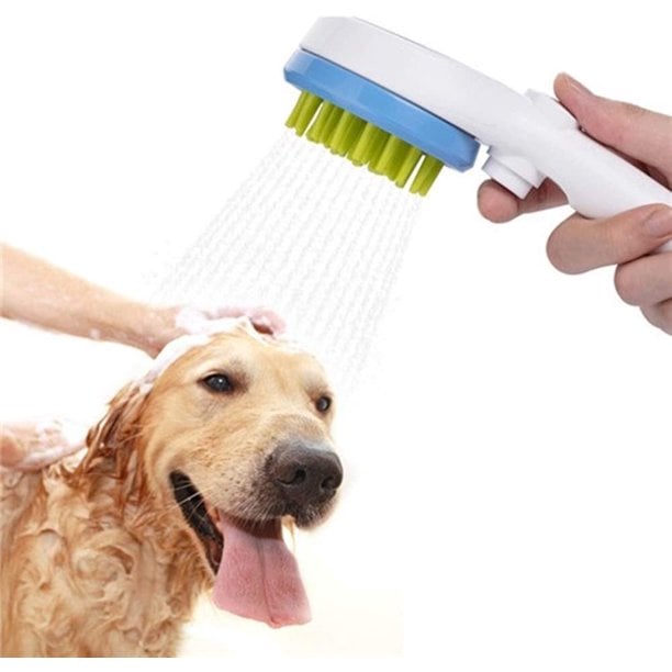 ROCIADOR DUCHA PERROS GATOS PARA PEINAR MASCOTAS CEPILLO DE MASAJE - 1