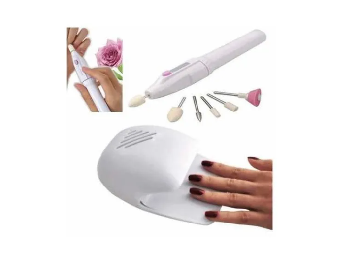 SET DE MANICURA MOLDEADOR INALÁMBRICO Y MAQUINA DE SECADO - 1