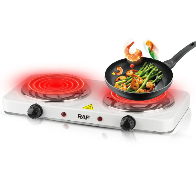 COCINA ELÉCTRICA 2 PLATOS ESTUFA CON DOS PLACAS COCCIÓN - 1