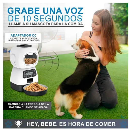 ROBOT DISPENSADOR PERROS ALIMENTO AUTOMÁTICO - 3