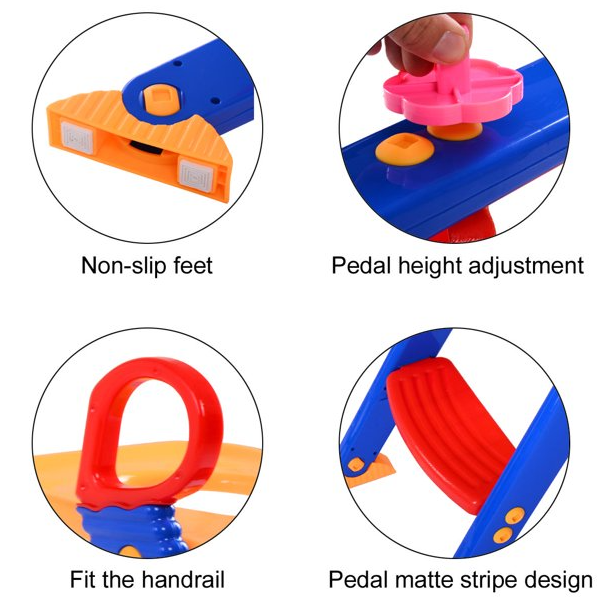 ASIENTO DE INODORO SILLA PARA NIÑOS PEQUEÑOS CON ESCALERA - 4