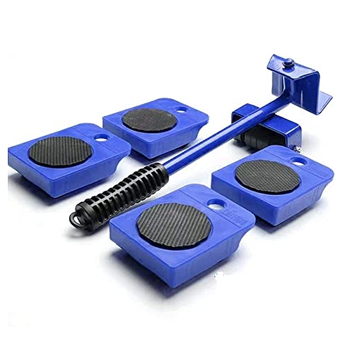 ELEVADOR MUEBLES ERGONÓMICO 4 RODILLOS APARATOS PESADOS 150KG ACERO - 1