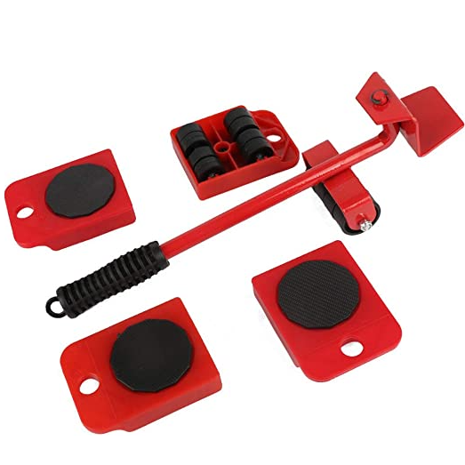 ELEVADOR MUEBLES ERGONÓMICO 4 RODILLOS APARATOS PESADOS 150KG ACERO - 2