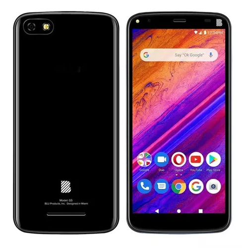 CELULAR MARCA BLU MODELO G5 PLUS COLOR NEGRO MAS SIM CARD - 2