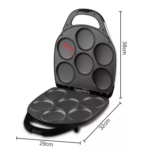 MÁQUINA HACER MINI PANQUEQUES MUFFINS Y MAS CAPACIDAD 6 - 4