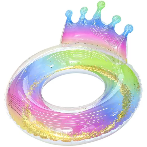 FLOTADOR PISCINA 90 CM INFLABLES CORONA - 1
