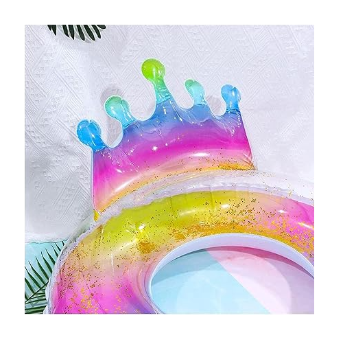 FLOTADOR PISCINA 90 CM INFLABLES CORONA - 3