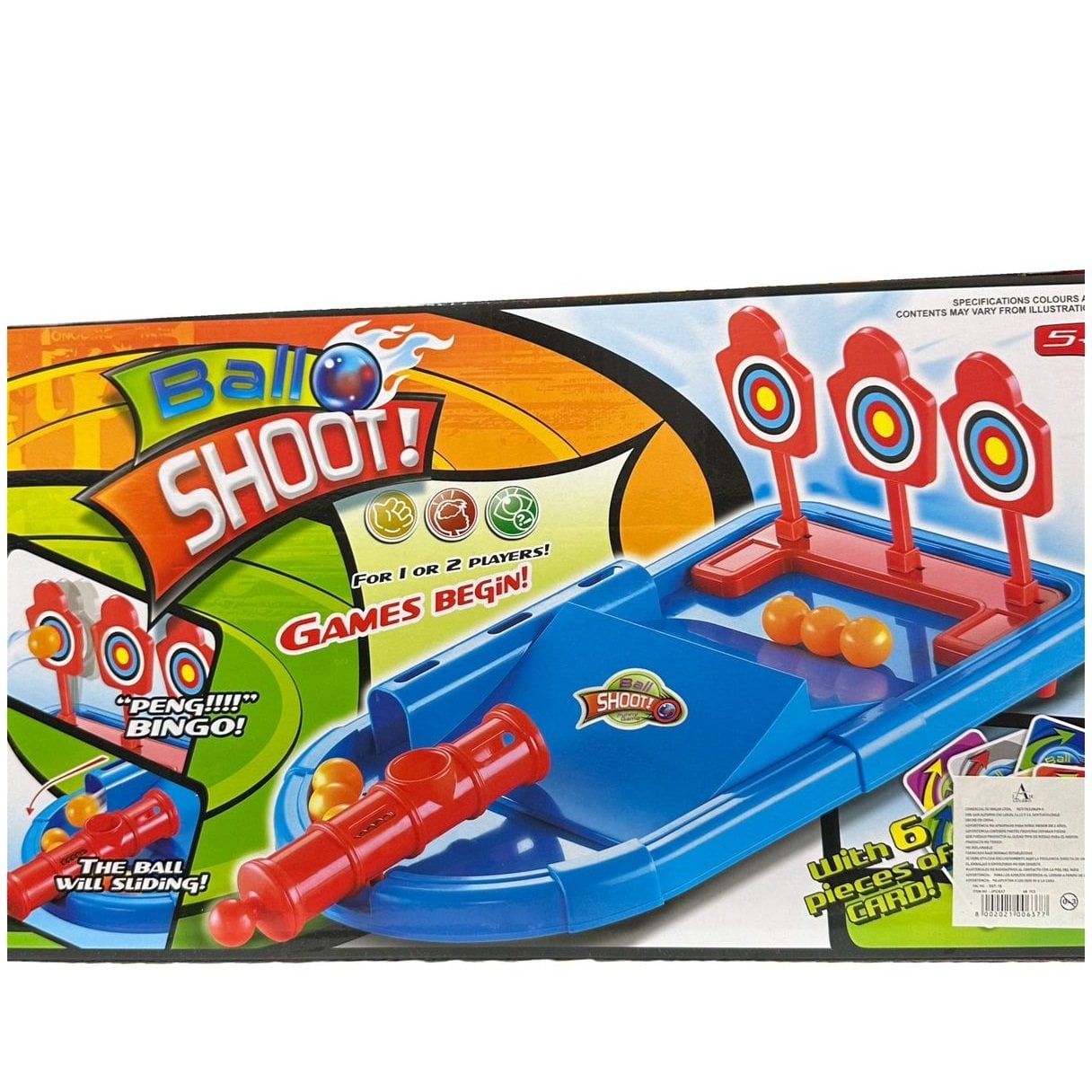 LANZA DARDOS JUEGO DISPARAR Y ANOTAR PELOTAS NIÑOS - 2