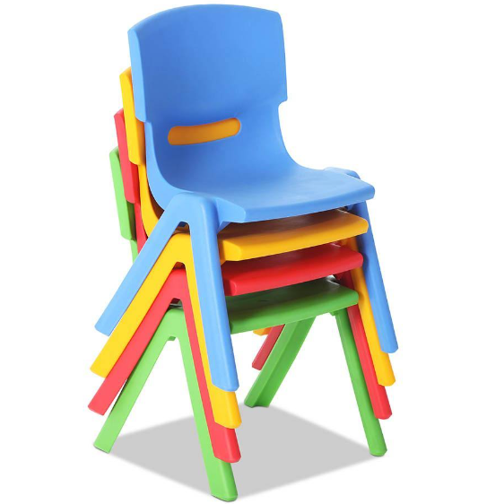 SET DE 4 SILLAS PARA NIÑOS DIFERENTES COLORES - 4