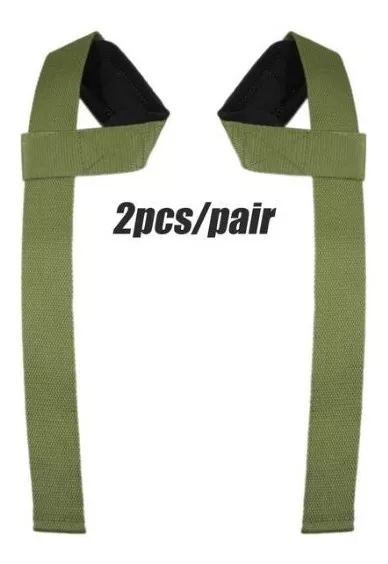 MUÑEQUERAS BELLEZA TOTAL LIFTING STRAPS CORREA LEVANTAMIENTOS PESAS - 1